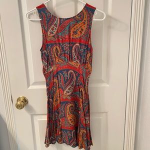 Free People Tribal Print Mini Dress